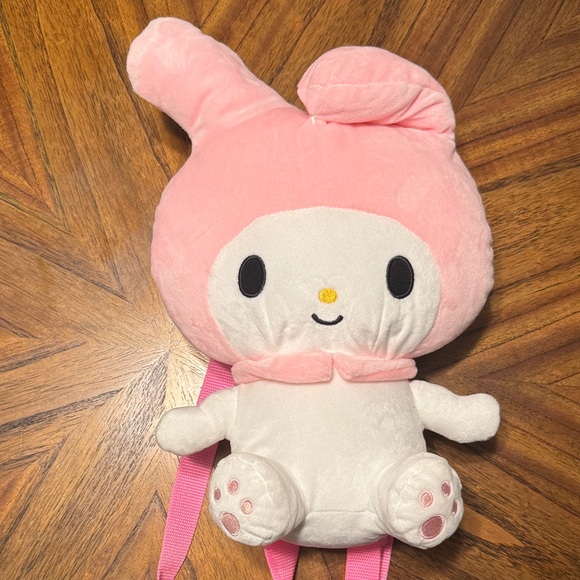 Kuromi and My Melody Plush Backpacks - Picture 3 of 4